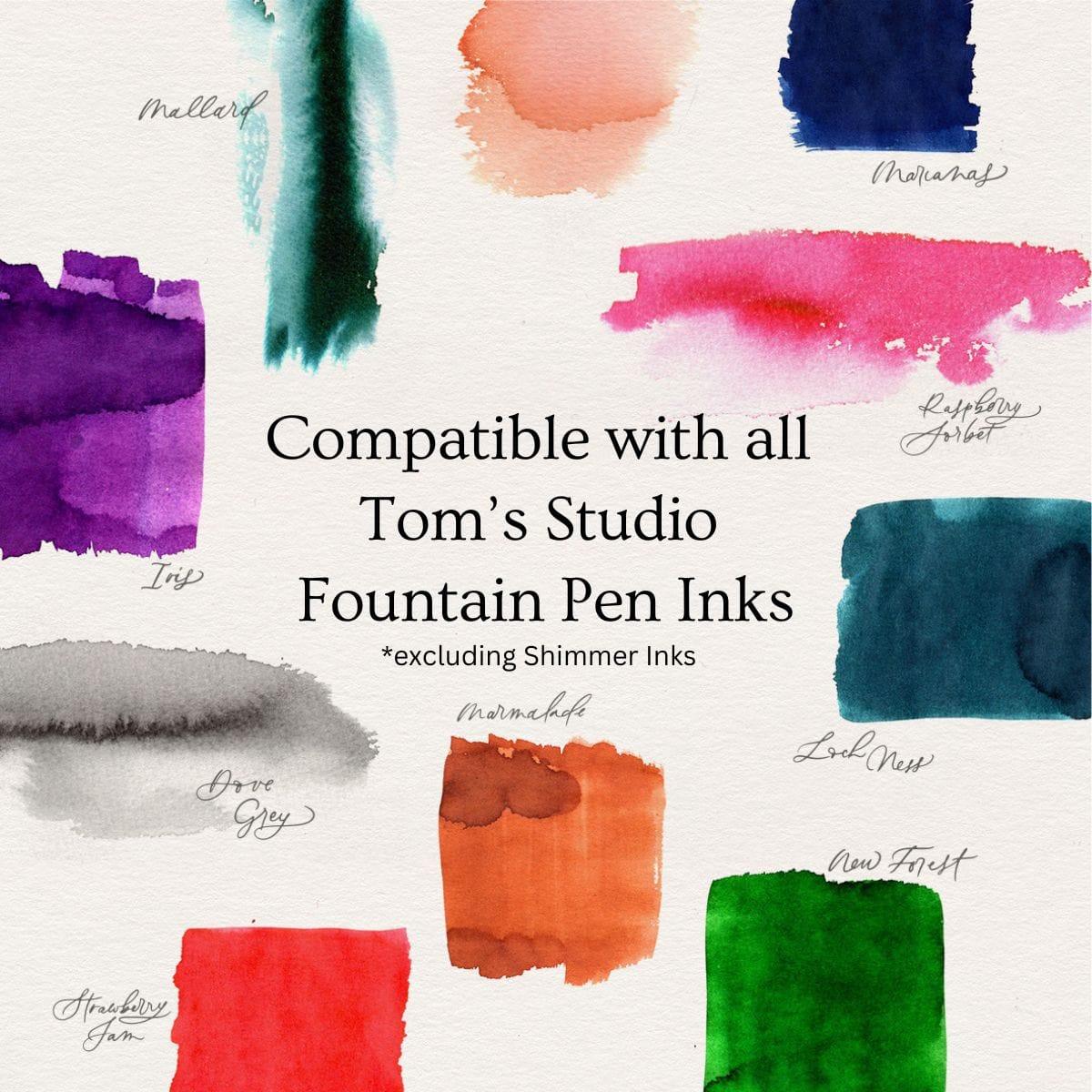 refillable water based inks by To's Studio. Available in a variety of colours