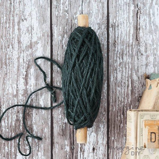 Charcoal flaxcord flax cord jute string
