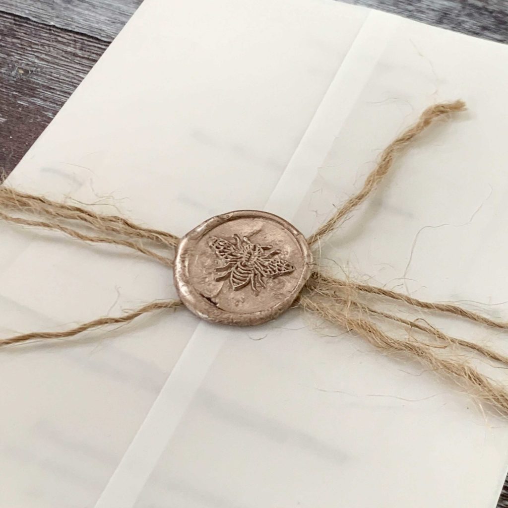 Sealing Wax Beads in Champagne sealing wax thenaturalpapercompany