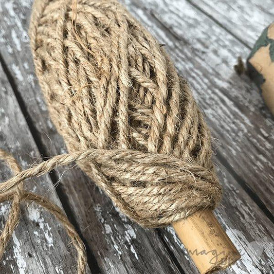 Dark natural flaxcord flax cord