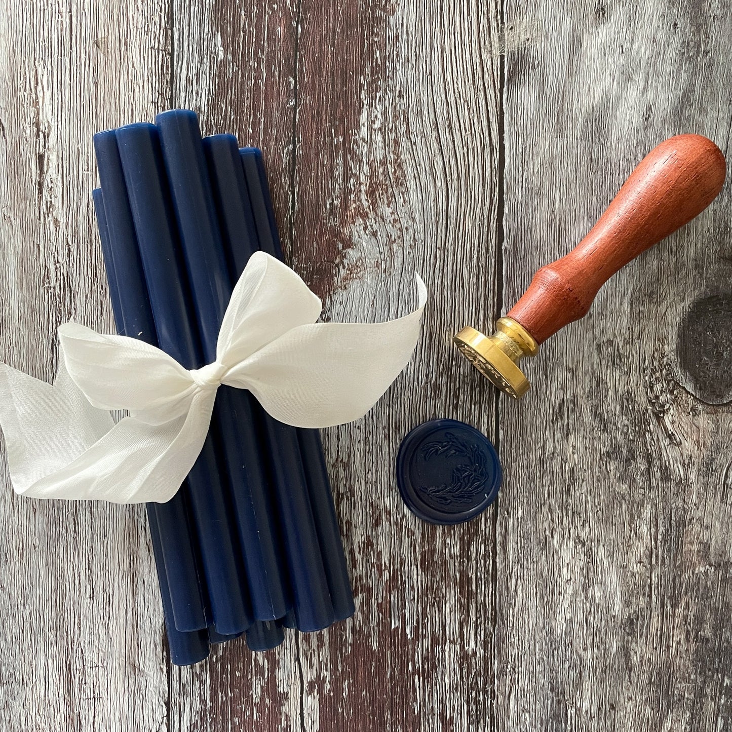Sealing Wax Stick in Navy wax seals thenaturalpapercompany