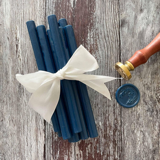 Moonlit ocean sealing wax stamp