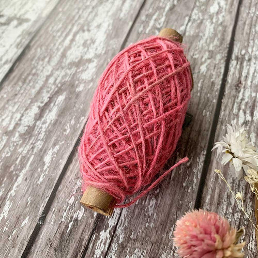 Flaxcord in rose pink