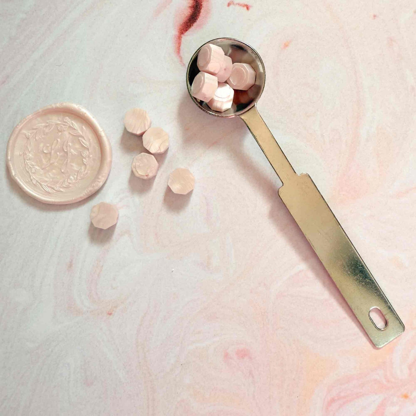 small melting spoon in silver. Perfect to make wax seals.