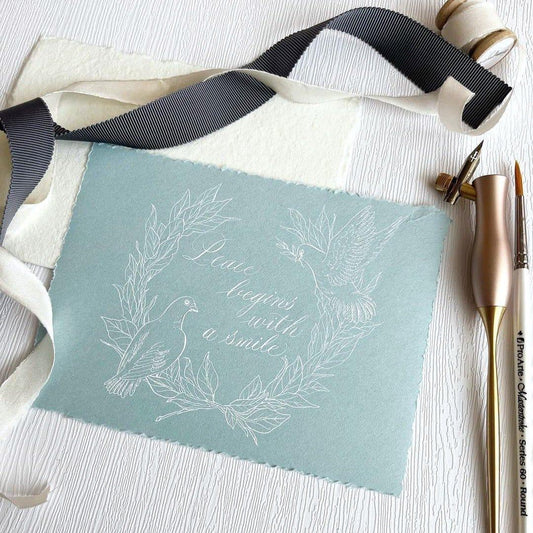 Bloom Oblique Calligraphy Pen by Tom's Studio