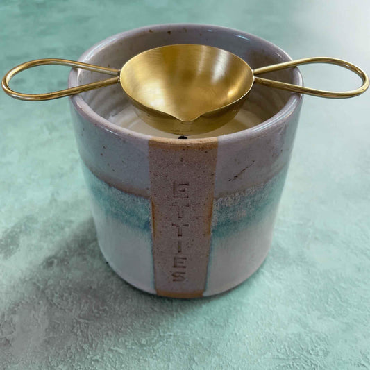 brass melting spoon to use with a candle
