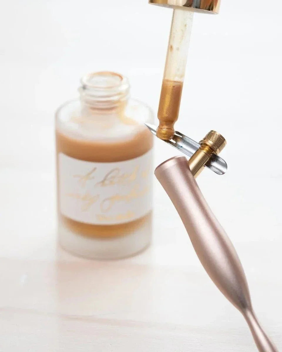 calligraphy ink by Toms Studio. Water resistant ink for calligraphy