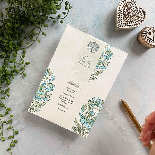connie block printed notebook