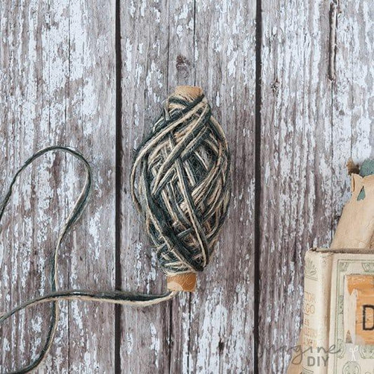 grey blue tri colour flaxcord flax cord hemp string