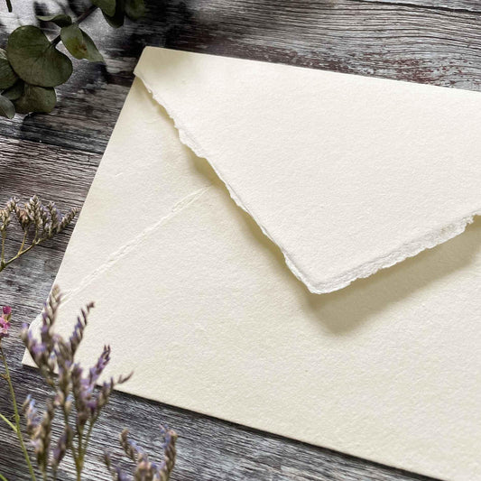 Natural Handmade Paper Envelope