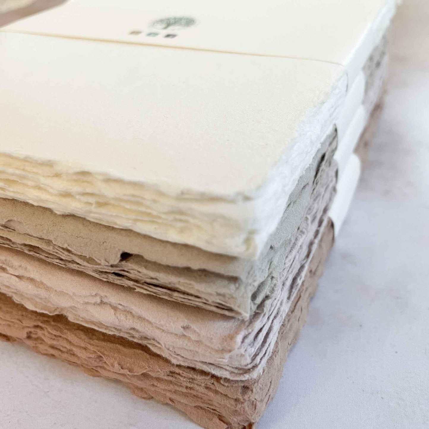 Handmade cotton rag card
