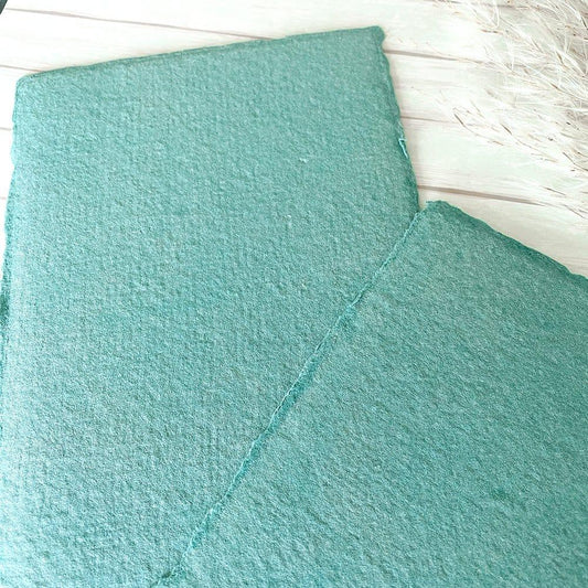 Jade Green handmade paper