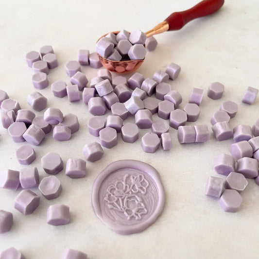 Sealing Wax Beads in Soft Lilac