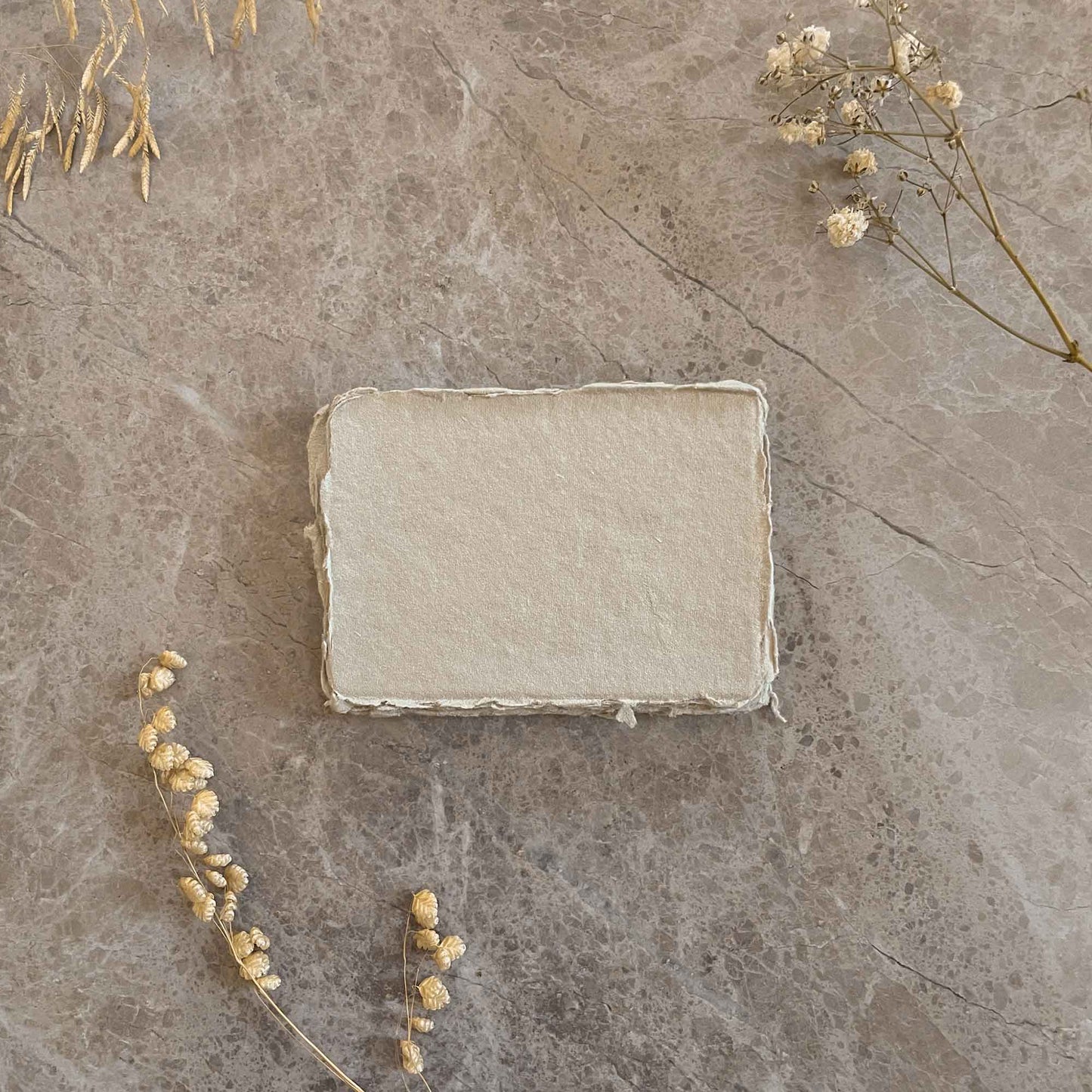 Small pieces of handmade cotton rag card in a natural colour.  Prefect for calligraphy, gift cards and tags