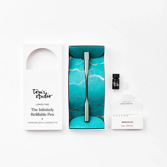 sage green lumos duo pro refillable pen