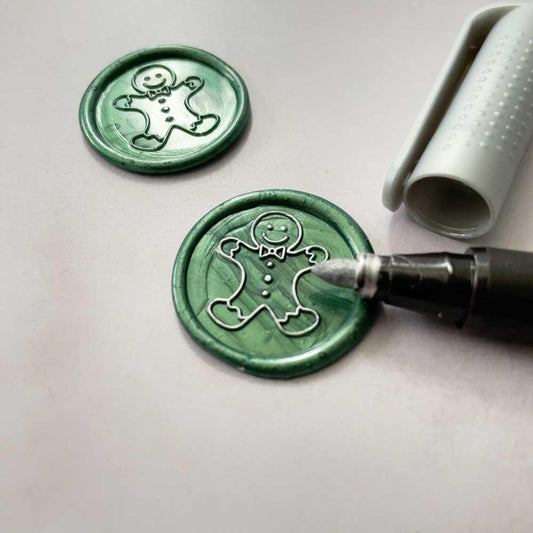 Wax seal highlighter pen