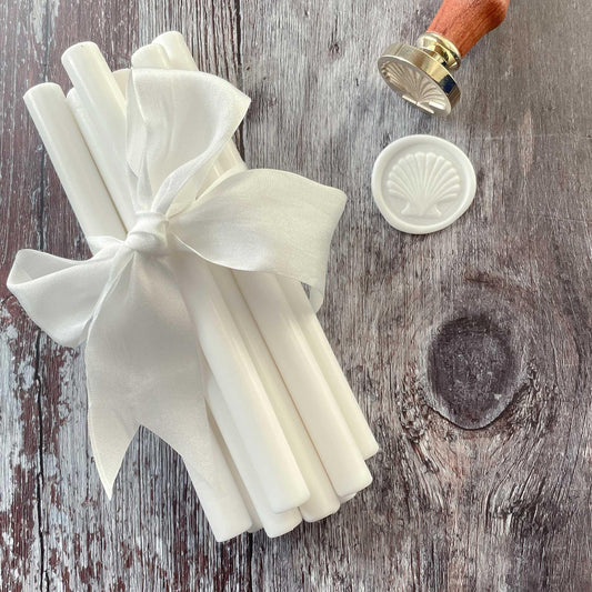 white sealing wax sticks
