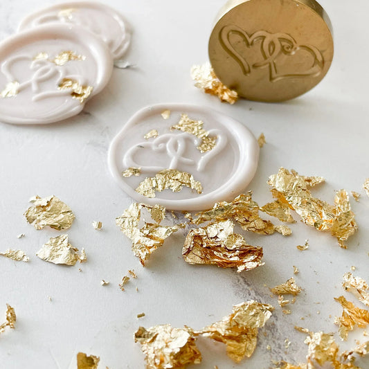 Gold Leaf Flakes wax seals