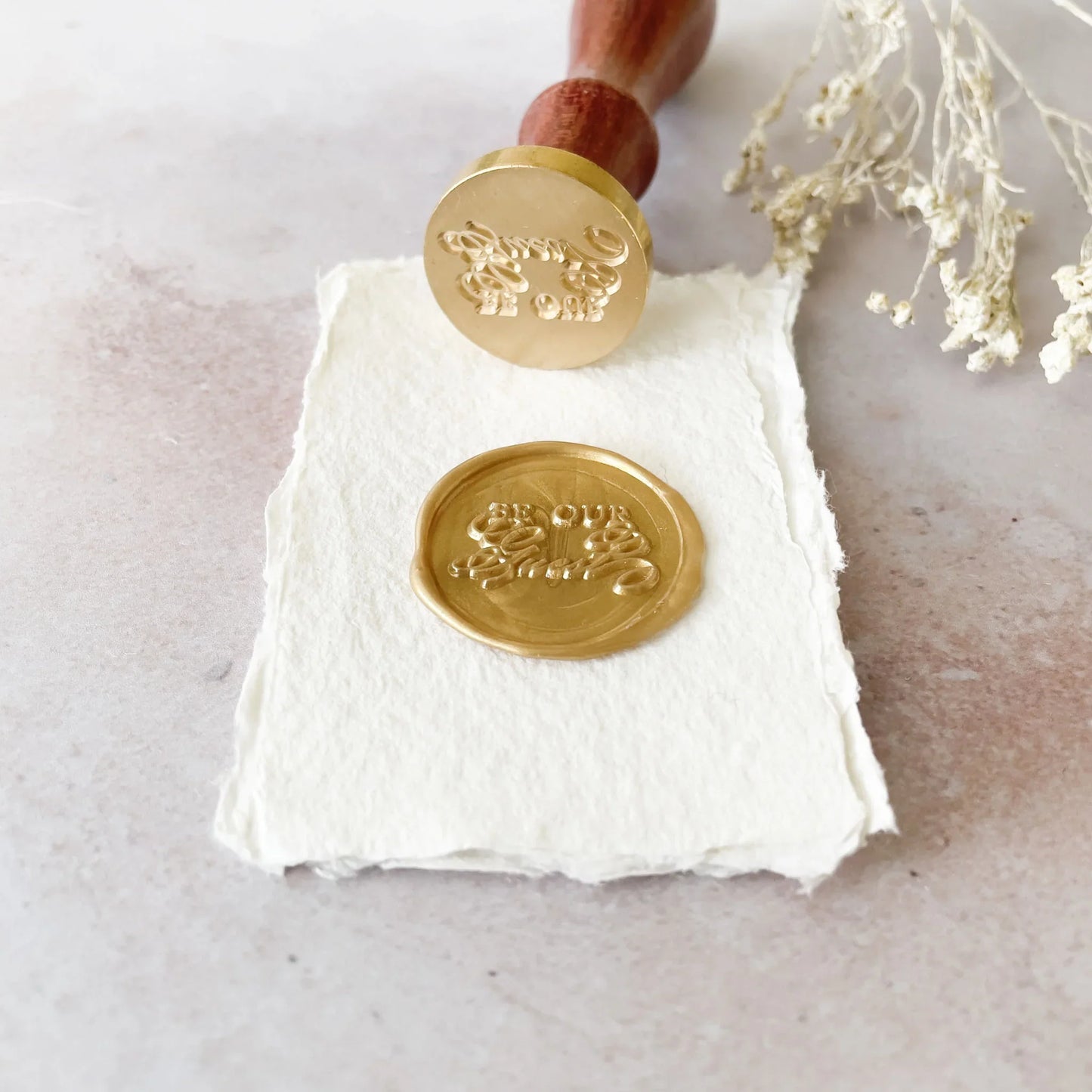 Be Our Guest Wax Stamp. wax seals from thenaturalpapercompany