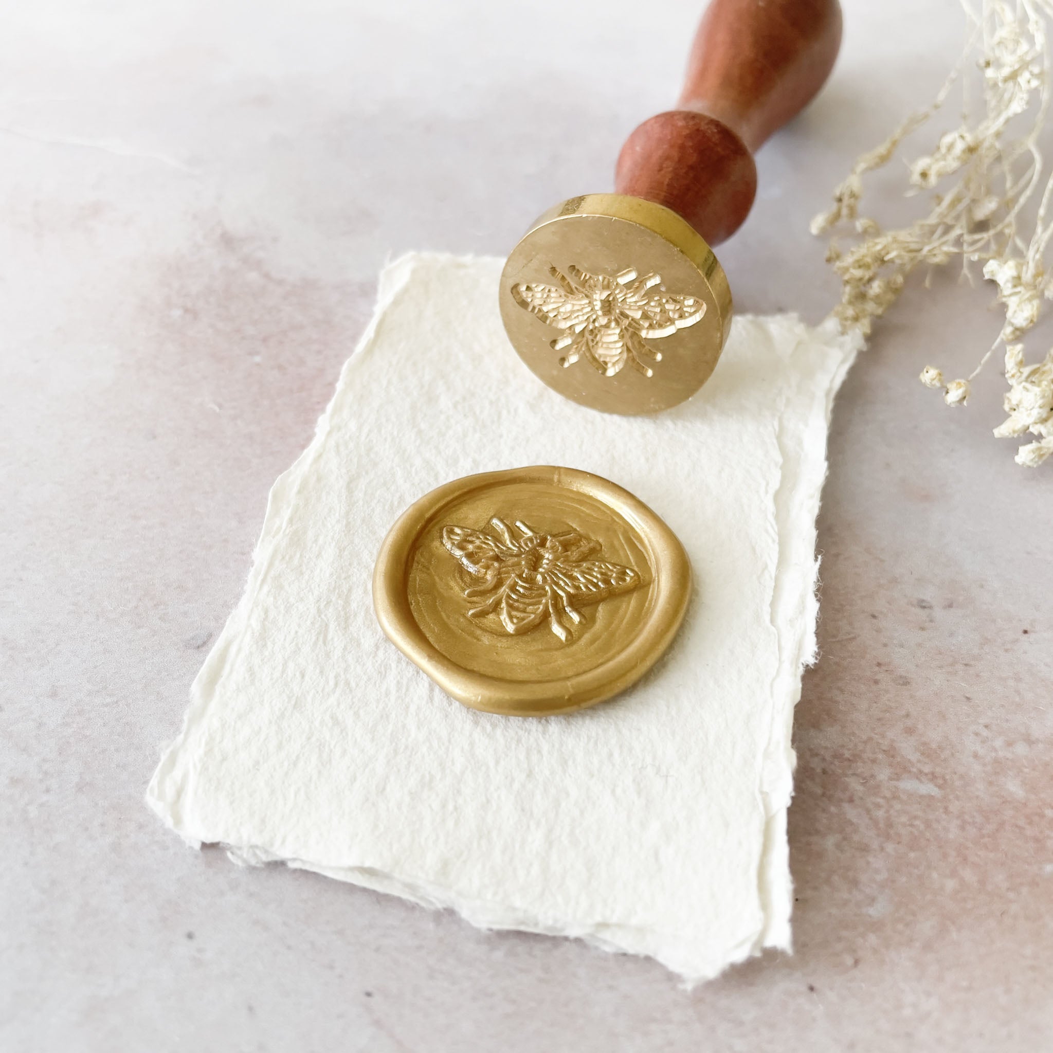 Bee Wax Seal Stamp — Mina & Maud