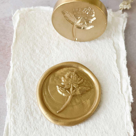 Peony Wax Stamp