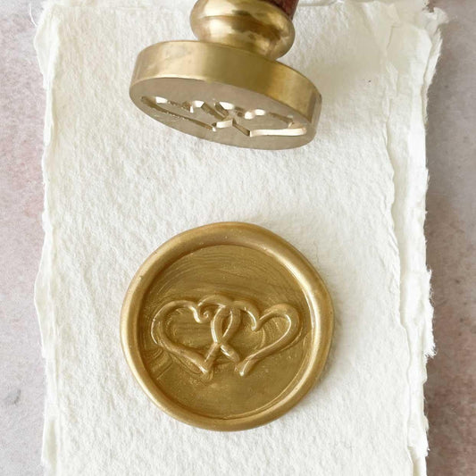 Entwined Heart Wax Stamp