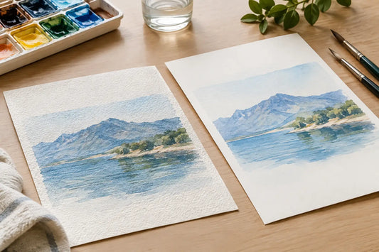 Cold Press Versus Hot Press Watercolour Paper