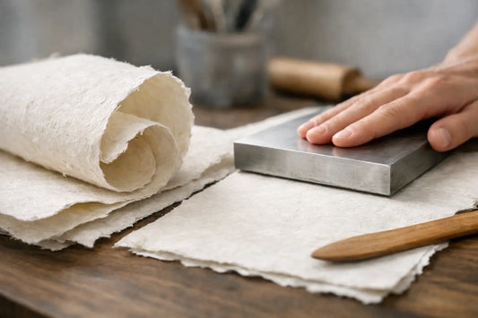 Why Handmade Paper Curls and How to Flatten It