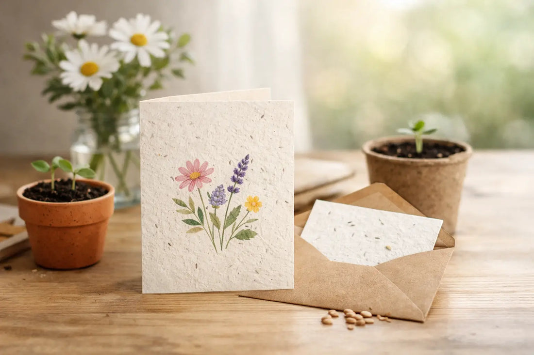 Seed Paper Greeting Cards That Grow a Memory