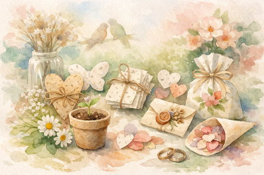 12 Plantable Paper Wedding Favour Ideas