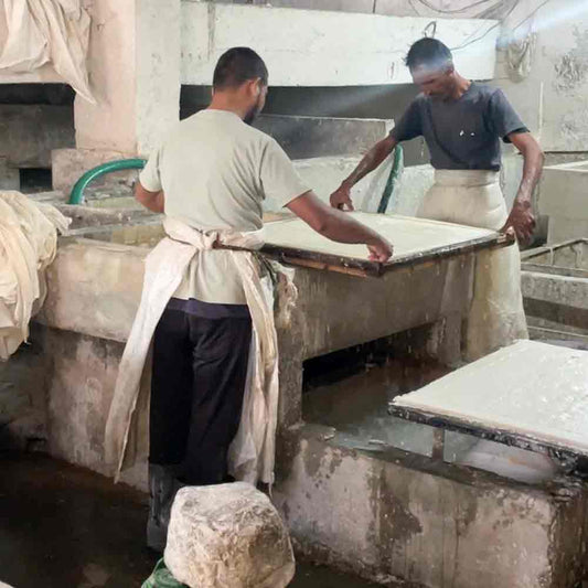 How Handmade Paper Is Made