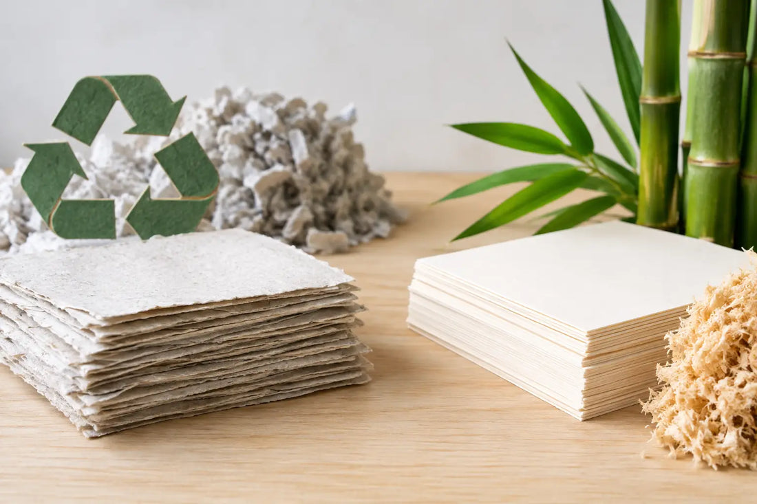 Recycled Paper Versus Bamboo Paper Compared