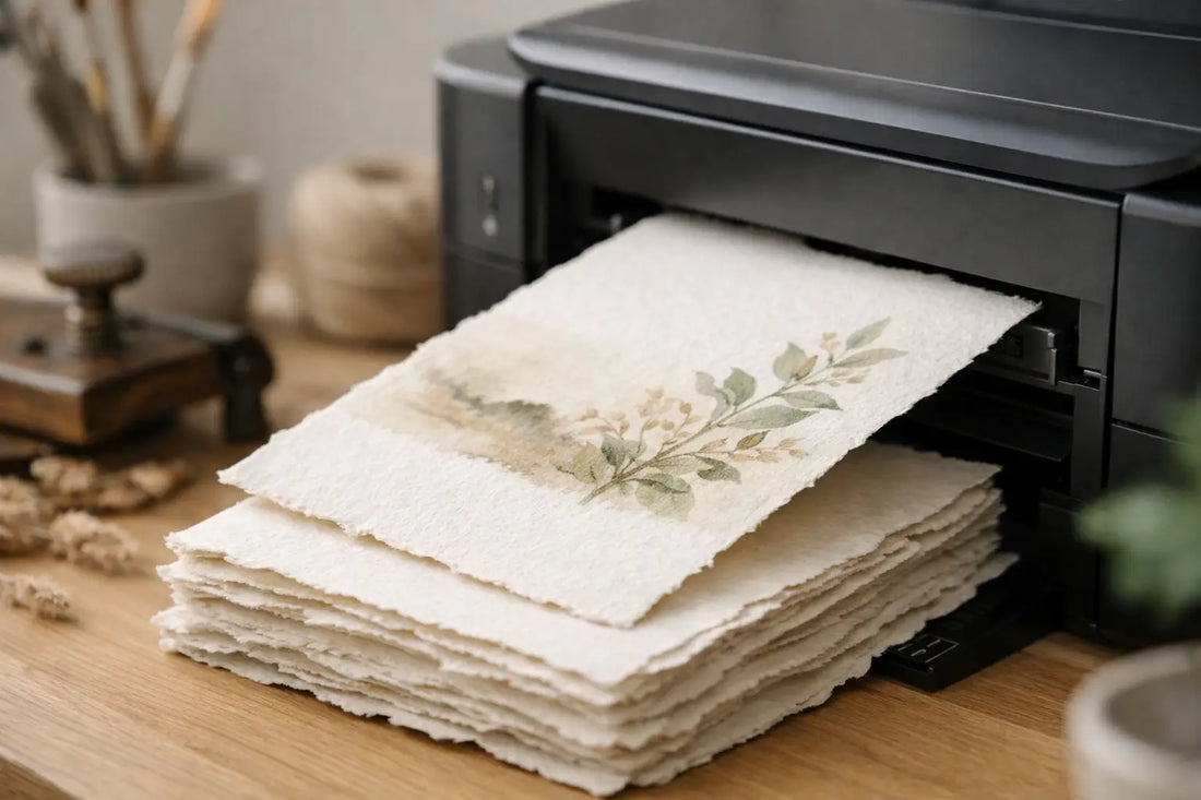 How to Print on Handmade Paper Beautifully