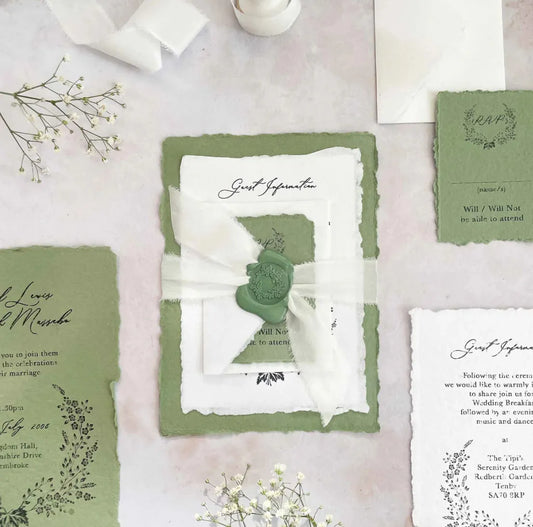 A Wedding Invitation Suite Example to Follow