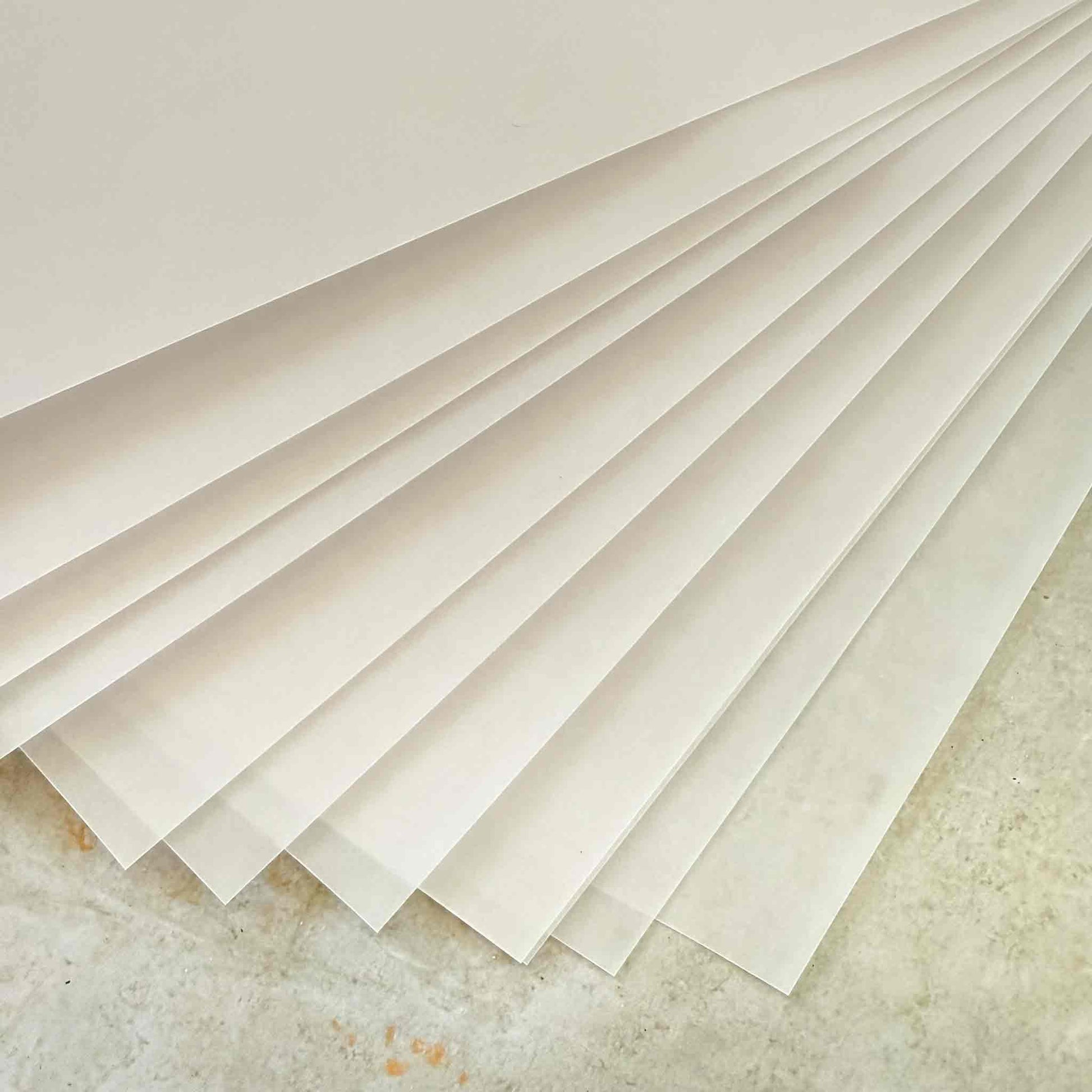 A4 vellum paper.  translucent paper for decorating wedding stationery