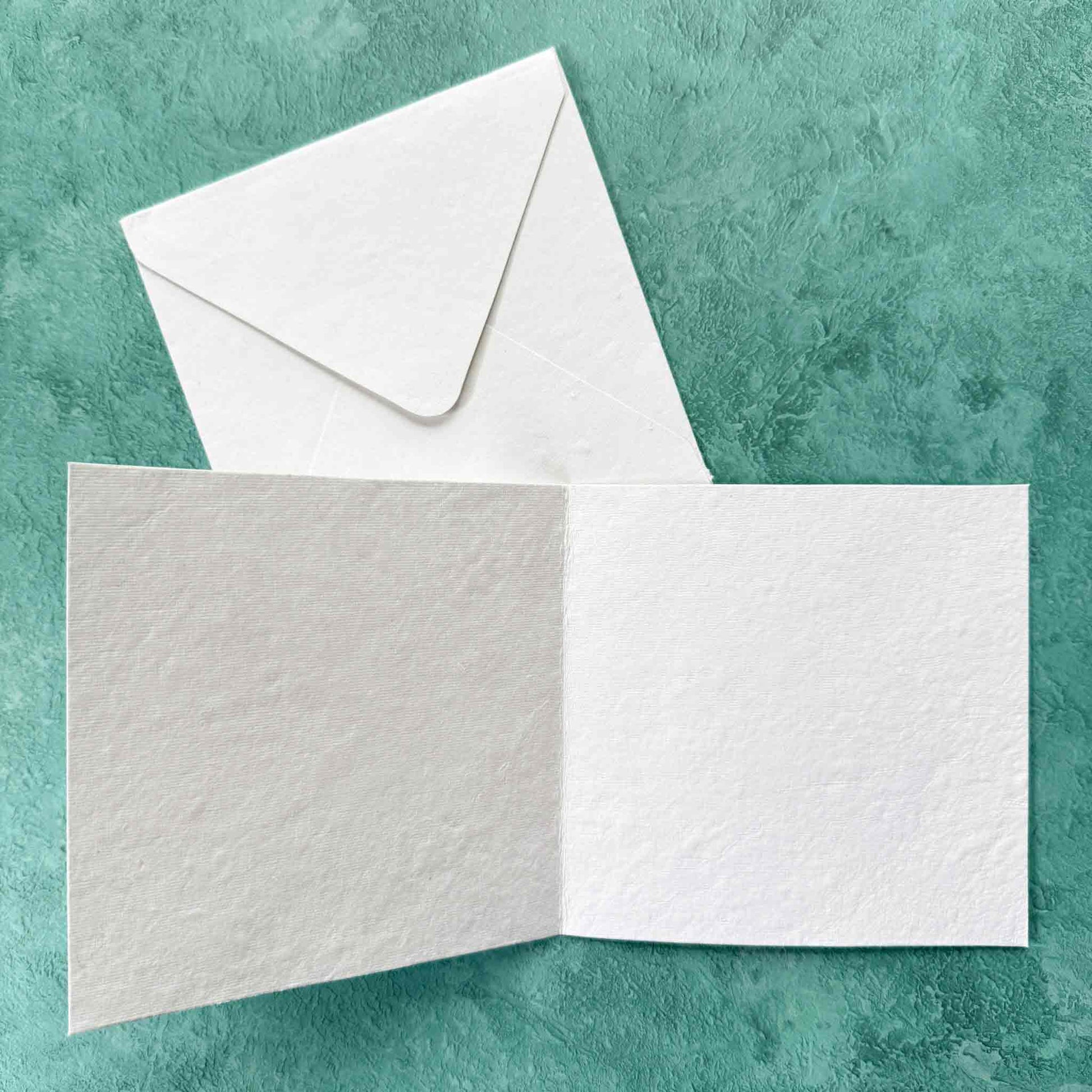 Blank card and envelopes set for printing, card making and stamping