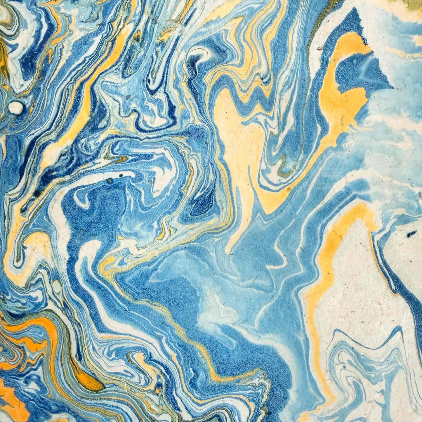 lokta paper gift wrap hand marbled