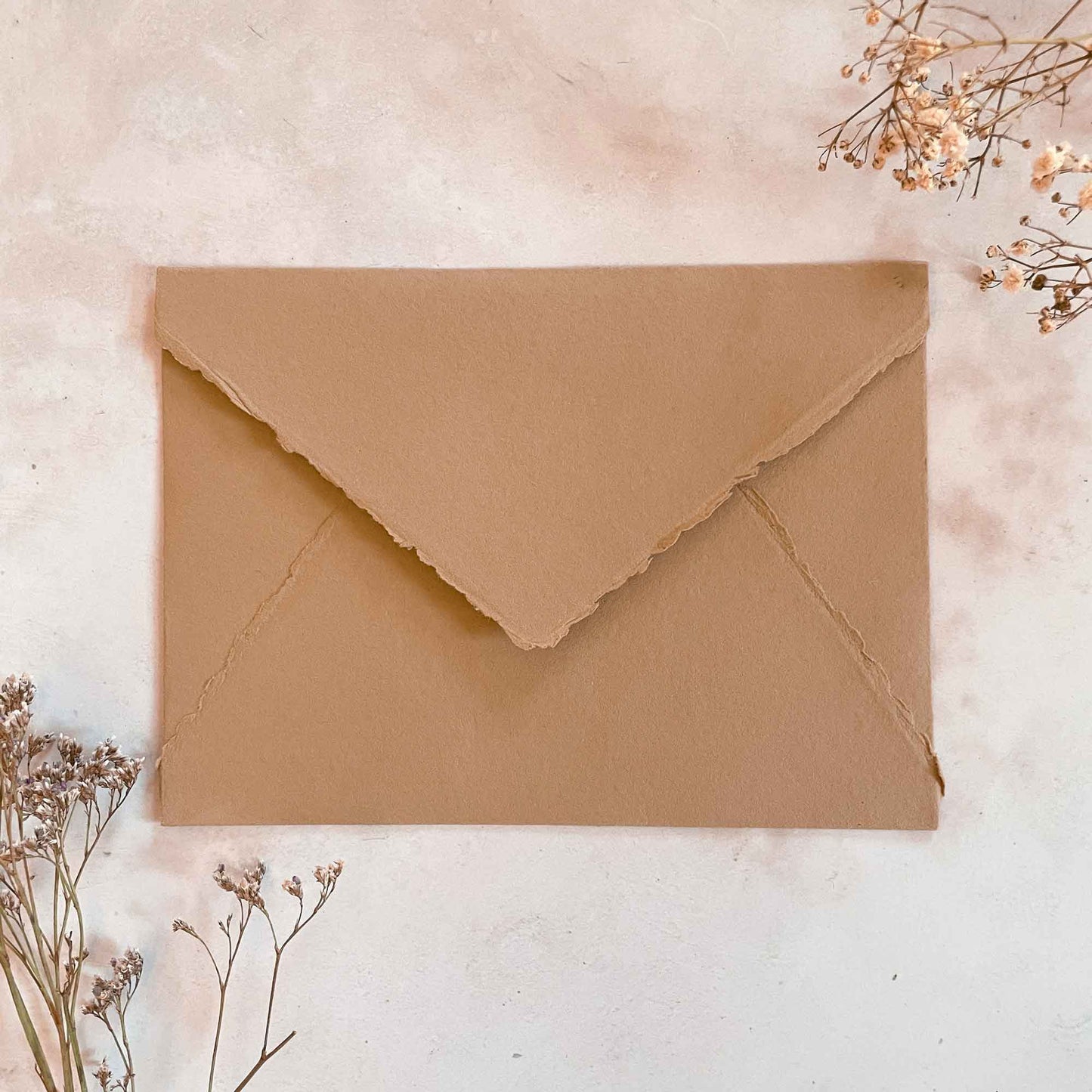 Clay Handmade Paper Envelope (vegan)