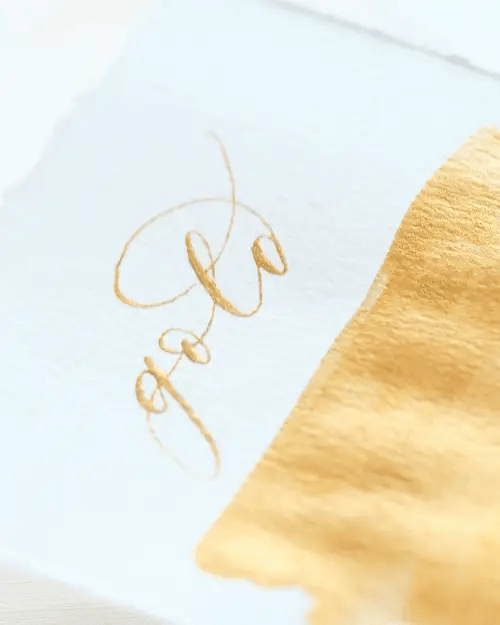 Aussie Gold Ink Gold Calligraphy Ink | The Natural Paper Company – thenaturalpapercompany