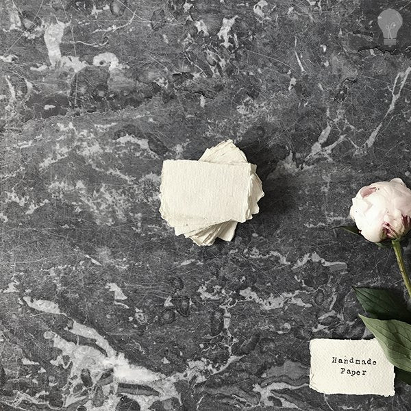 Handmade Paper White handmade paper thenaturalpapercompany 5.5cm x 8cm Pack of 10  