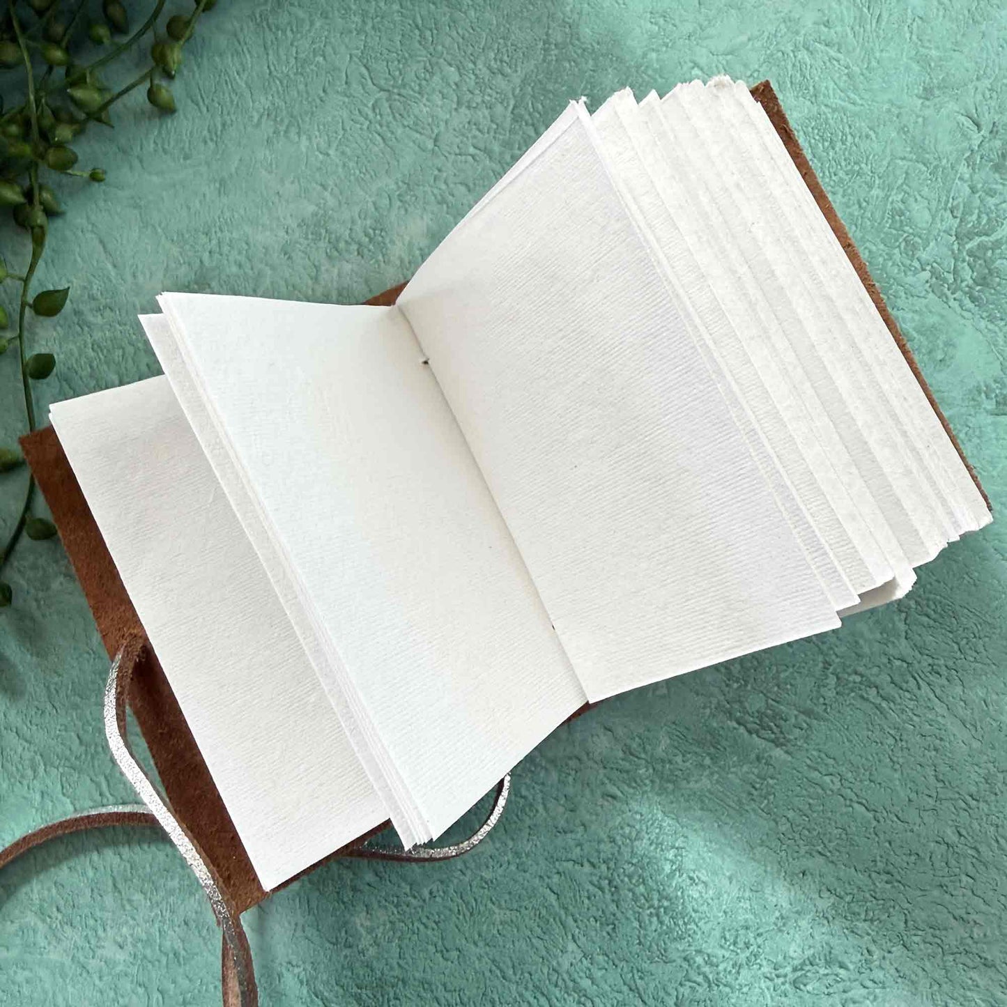 Cute little handmade leather notebook