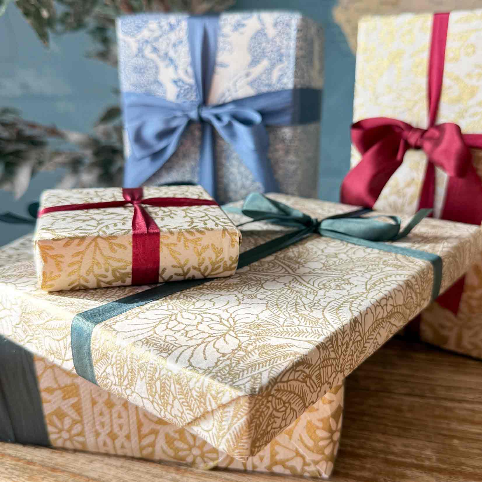 Eco friendly gift wrap hand made from Lokta paper