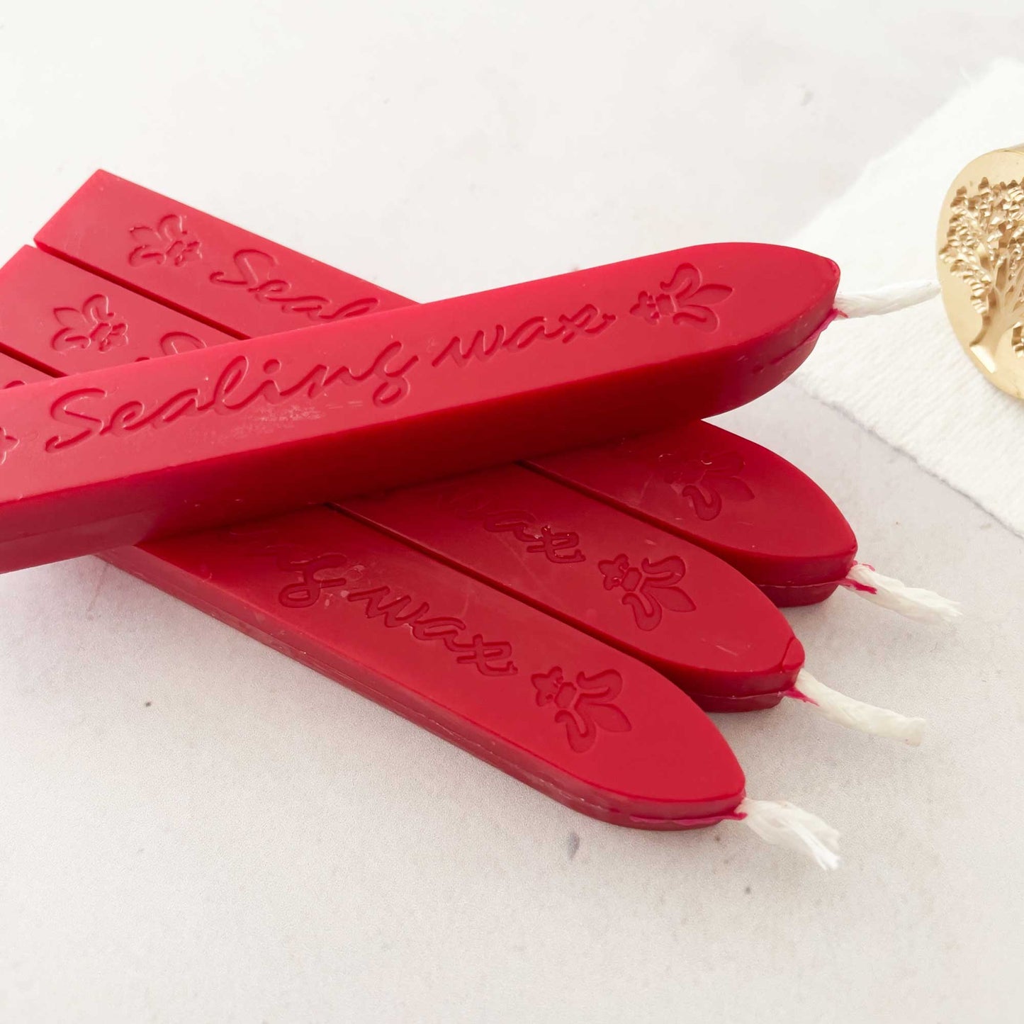 Red Wax For Letters Stamp Seals Sealing Wax Kit With Wax Seal Beads Wax  Seal Warmer Wax Spoon And C