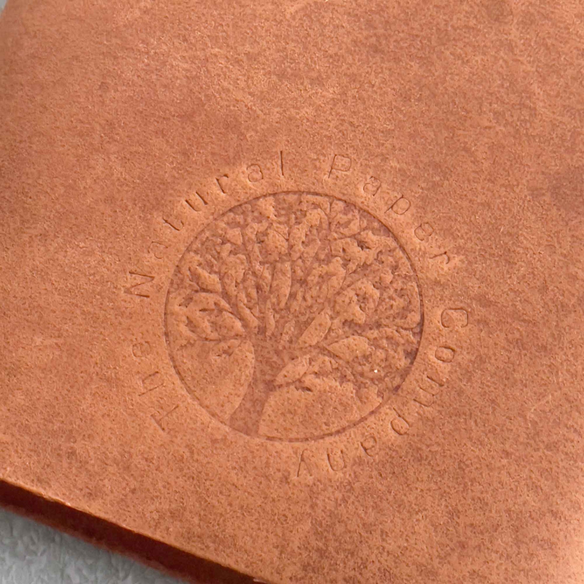 leather notebook by The Natural Paper Company.  Made from Tan leather