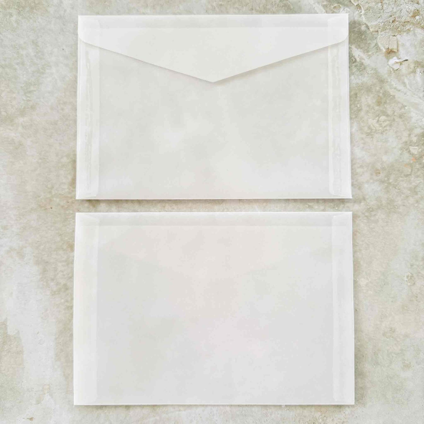 5x7 Clear Vellum Invitation Envelopes