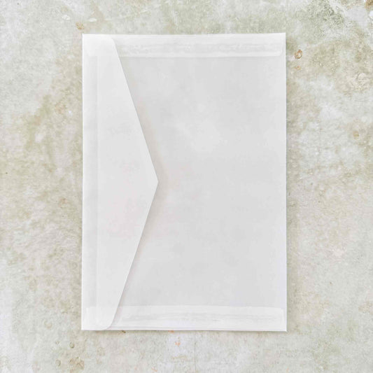 5x7 Clear Vellum Invitation Envelopes