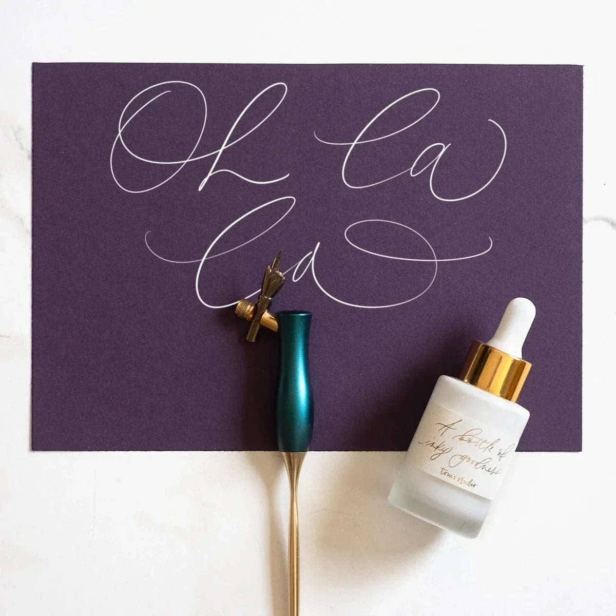 Calligraphy Inkl White acrylic based calligraphy ink by Tom's Studio. Water Resistant ...
