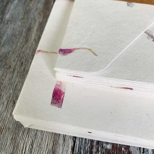 Aster - Floral Handmade Paper and Envelope Set