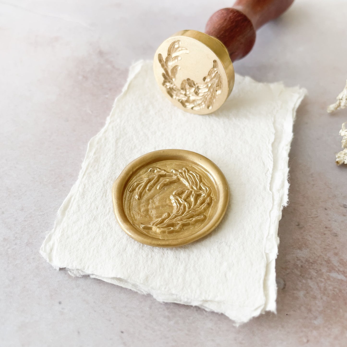 Coastal Wax Stamp . wax seals from thenaturalpapercompany   