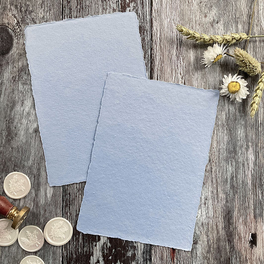 Denim Blue Handmade Paper